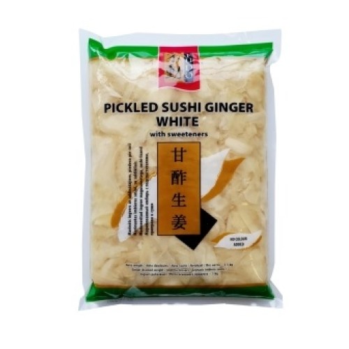 Pickled Sushi Ginger, white (Fudo)