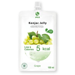 Konjac rohelise viinamarja maitsega zelee (Jelly.B)