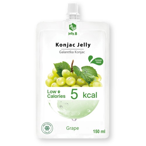Konjac rohelise viinamarja maitsega zelee (Jelly.B) Konjac rohelise viinamarja maitsega zelee (Jelly.B)