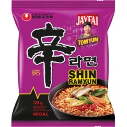 Kiirnuudlid, tom yum maitsega, väga terav (Nongshim Shin Ramyun Tom Yum) Kiirnuudlid, tom yum maitsega, väga terav (Nongshim Shin Ramyun Tom Yum)