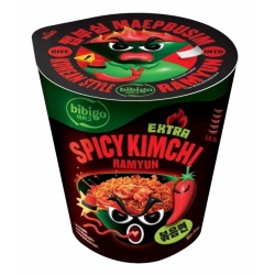 Kiirnuudlid, Kimchi, väga terav (Bibigo Extra Spicy Kimchi Ramyun Cup) Kiirnuudlid, Kimchi, väga terav (Bibigo Extra Spicy Kimchi Ramyun Cup)