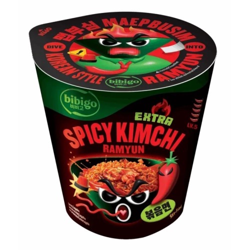 Extra Spicy Kimchi Ramyun Cup (Bibigo) Extra Spicy Kimchi Ramyun Cup (Bibigo)