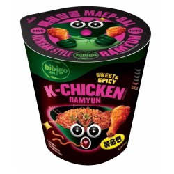 Kiirnuudlid, magus ja vürtsikas kana (Bibigo Sweet and Spicy K-Chicken Ramyun Cup) Kiirnuudlid, magus ja vürtsikas kana (Bibigo Sweet and Spicy K-Chicken Ramyun Cup)