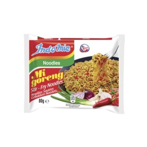 Praetud kiirnuudlid, Mi Goreng, kesk.teravus (Indomie, Mi Goreng, Fried Noodles)