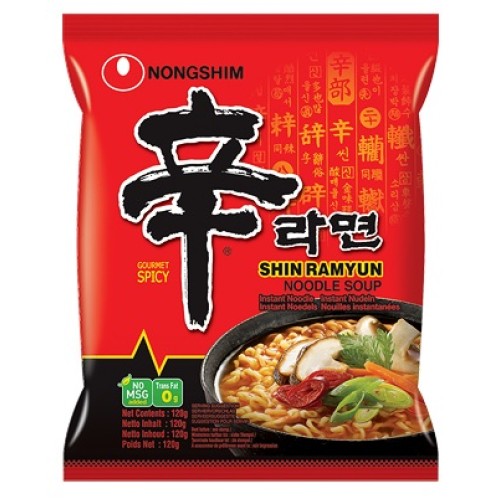 Kiirnuudlid, seened, väga terav (Nongshim Shin Ramyun) Kiirnuudlid, seened, väga terav (Nongshim Shin Ramyun)