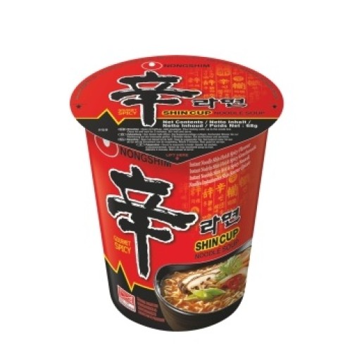 Kiirnuudlid, seened, väga terav (Nongshim Shin Ramyun Cup) Kiirnuudlid, seened, väga terav (Nongshim Shin Ramyun Cup)