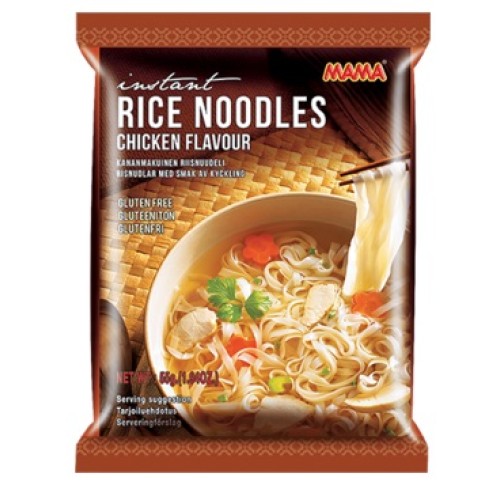 Riisinuudlid, kanaliha maitsega (Mama Rice Noodles Chicken Flavor) Riisinuudlid, kanaliha maitsega (Mama Rice Noodles Chicken Flavor)