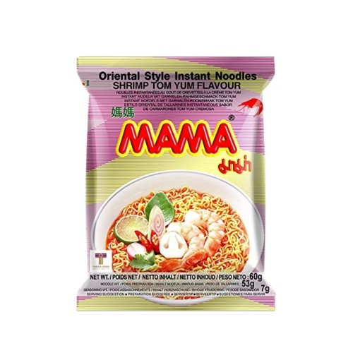 Быстрая лапша со вкусом Tom Yum (Mama Tom Yum flavour)