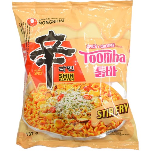 Shin Ramyun Stir Fry Toomba, Spicy & Creamy Flavour (Nongshim) Shin Ramyun Stir Fry Toomba, Spicy & Creamy Flavour (Nongshim)