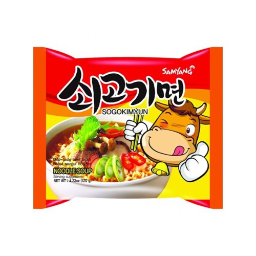 Kiirnuudlid, veiseliha maitsega, terav (Beef Ramyun Sogokimyun) Kiirnuudlid, veiseliha maitsega, terav (Beef Ramyun Sogokimyun)