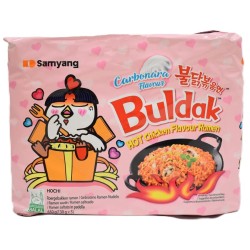 5packs x Kiirnuudlid, kanaliha maitsega, terav (Chicken Ramyun Carbo) 5packs x Kiirnuudlid, kanaliha maitsega, terav (Chicken Ramyun Carbo)