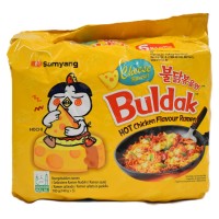 5packs x Kiirnuudlid, juustu kanaliha maitsega, terav (Chicken Ramyun Cheese) 5packs x Kiirnuudlid, juustu kanaliha maitsega, terav (Chicken Ramyun Cheese)