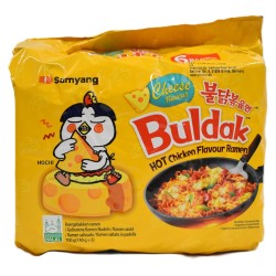 5packs x Kiirnuudlid, juustu kanaliha maitsega, terav (Chicken Ramyun Cheese) 5packs x Kiirnuudlid, juustu kanaliha maitsega, terav (Chicken Ramyun Cheese)