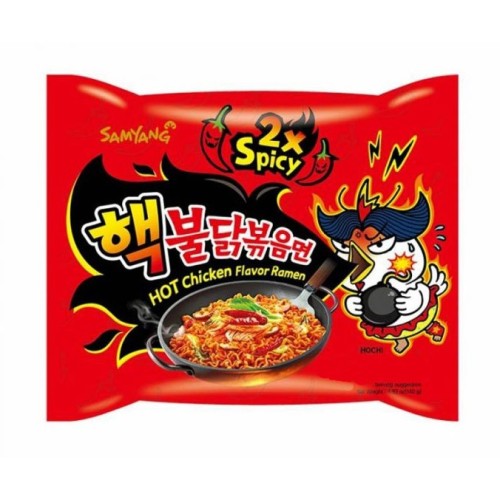 Kiirnuudlid, kanaliha maitsega, super terav (Buldak 2Spicy Chicken Ramyun)