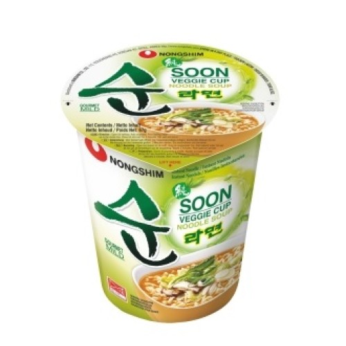 Вегетарианский рамен, средняя острота (Nongshim Veggie Ramyun Cup) Вегетарианский рамен, средняя острота (Nongshim Veggie Ramyun Cup)