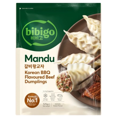 Gyoza BBQ, with beef and vegetables, Bibigo (frozen) Gyoza BBQ, with beef and vegetables, Bibigo (frozen)