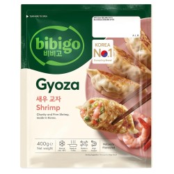 Gyoza krevettide ja köögiviljadega, Bibigo (külmutatud) Gyoza krevettide ja köögiviljadega, Bibigo (külmutatud)