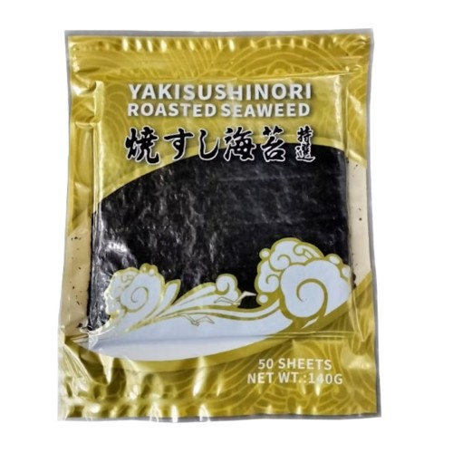 Sushi norilehed, gold, 50 lehte (Seasung)