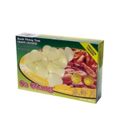 Krevetimaitselised krõpsud fritüürimiseks, valged (Sa Giang) Krevetimaitselised krõpsud fritüürimiseks, valged (Sa Giang)