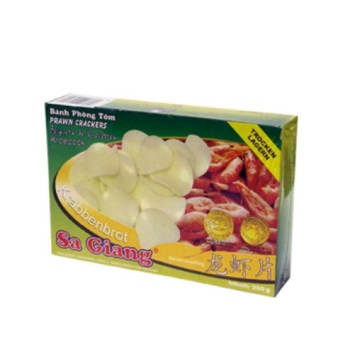 Krevetimaitselised krõpsud fritüürimiseks, valged (Sa Giang)