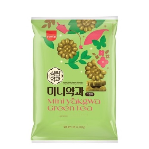 Yakgwa küpsised, roheline tee (Samlip Mini Yakgwa Green Tea) Yakgwa küpsised, roheline tee (Samlip Mini Yakgwa Green Tea)