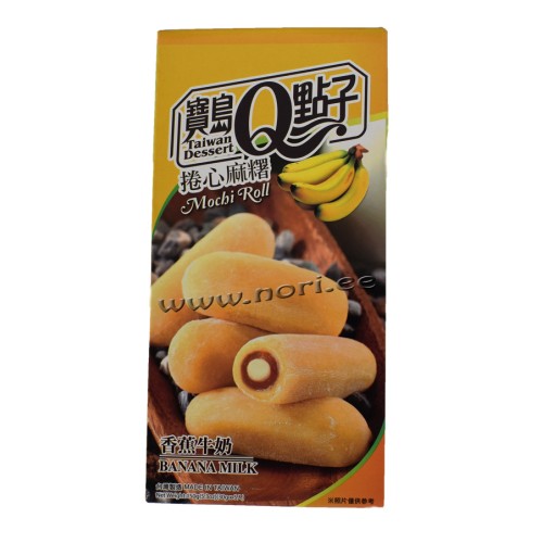 Mochirull, banaan ja piim