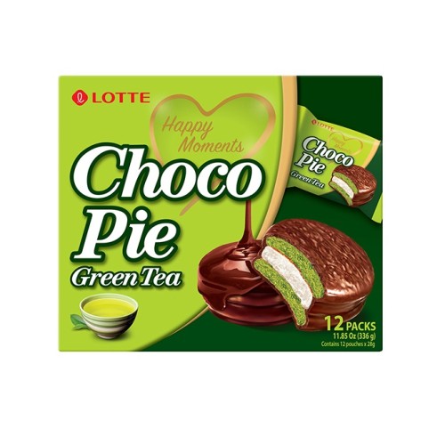 Choco Pie koogikesed, roheline tee Choco Pie koogikesed, roheline tee