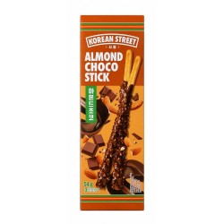 Küpsisepulgad mandli ja shokolaadi maitsega (Korean Street Almond Choco Stick) Küpsisepulgad mandli ja shokolaadi maitsega (Korean Street Almond Choco Stick)