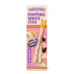 Küpsisepulgad valge glasuuri ja küpsisetükkidega (Korean Street White Coating and Biscuit Pieces Stick) Küpsisepulgad valge glasuuri ja küpsisetükkidega (Korean Street White Coating and Biscuit Pieces Stick)