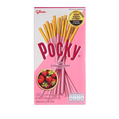 Печенье-палочки Pocky, вкус клубники (Pocky Strawberry) Печенье-палочки Pocky, вкус клубники (Pocky Strawberry)