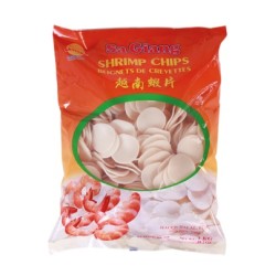 Krevetimaitselised krõpsud fritüürimiseks, valged (Sa Giang) Krevetimaitselised krõpsud fritüürimiseks, valged (Sa Giang)