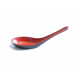Supilusikas, must-punane (plastik)