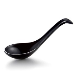 Supilusikas, must (plastik)