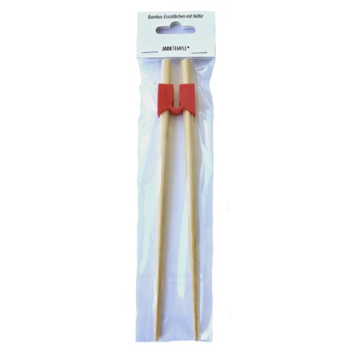 Bamboo chopsticks (1 pair) red