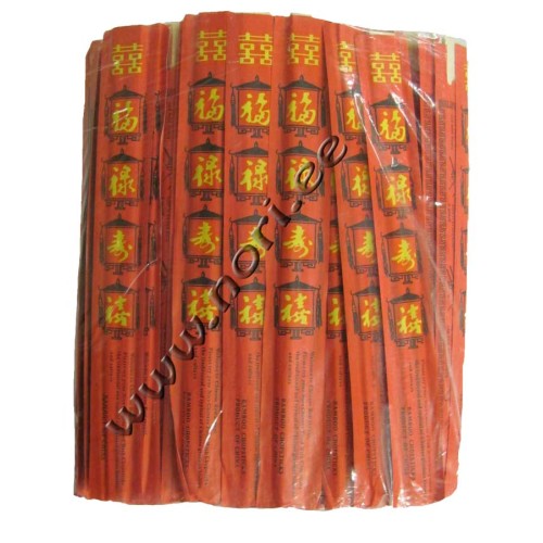Bambusest söögipulgad (100 paari) - red