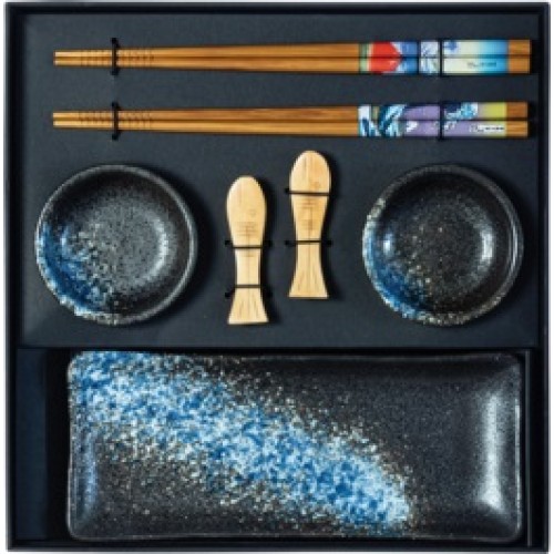 Sushi Serving Set, 7 parts (Jade temple)